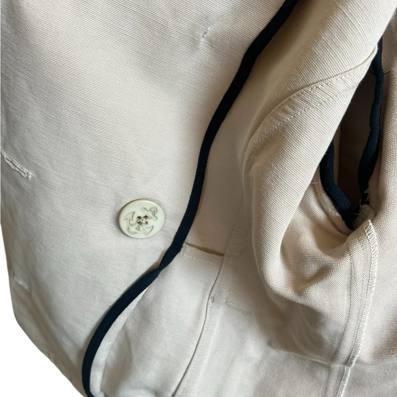 Faconnable women’s pea coat style jacket / blazer in heavy cotton in size medium - Picture 10 of 10